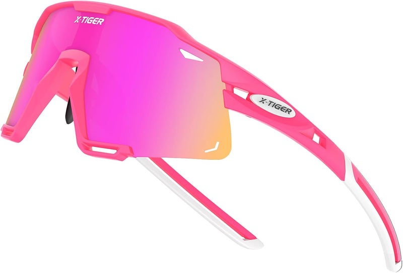 Xtiger Polarized Kids Sunglasses Youth Baseball Sunglasses UV400 Boys Girls Sports Sun Glasses for Softball Cycling Scooter - Image 1